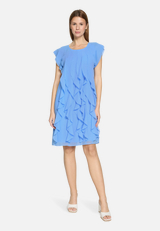 Cocktailkleid mit Volant / Modellfoto Vorderseite