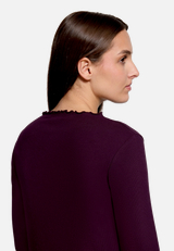 Langarm-Shirt mit Kragen / Detailbild