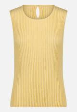 Rundhals-Shirt ohne Arm / Vorderseite