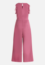 Jumpsuit mit Volant / Rückseite