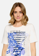 Basic Shirt mit Placement / Detailbild
