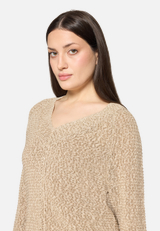Strickpullover mit Struktur / Detailbild