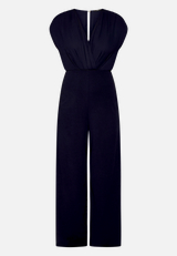 Jumpsuit Wickeloptik weites Bein / Vorderseite
