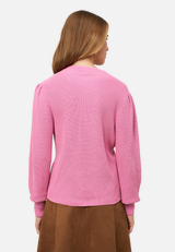 Strickpullover mit Ballonärmeln / Detailbild