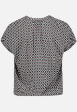 Blusenshirt  mit grafischem Muster  / Rückseite