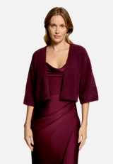 Strick-Cardigan mit 3/4 Arm / Modellfoto Vorderseite