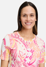 Basic Shirt mit Print / Detailbild