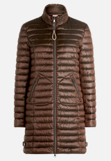 Steppjacke mit Reißverschlusstaschen / Vorderseite