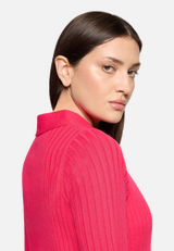 Strickpullover mit Kragen / Detailbild