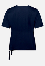Basic Shirt mit Schleifenknoten / Rückseite