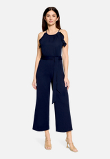 Jumpsuit mit Volant / Modellfoto Vorderseite
