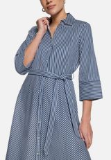 Hemdblusenkleid mit 3/4 Arm / Detailbild