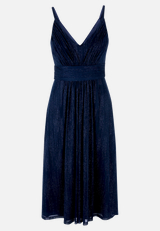 Abendkleid im Glitzer-Look / Vorderseite