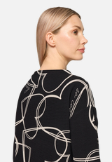 Sweatshirt mit Rippenstruktur / Detailbild
