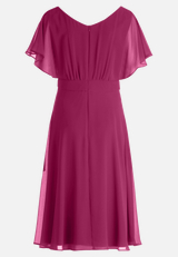 Cocktailkleid kurzarm / Rückseite