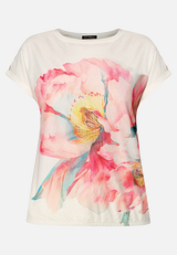 Halbarm-Shirt mit Gummizug / Vorderseite