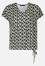 Printshirt mit V-Ausschnitt / Vorderseite