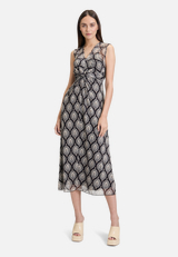 Midikleid ohne Arm / Modellfoto Vorderseite