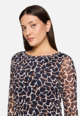 Langarm-Shirt mit Animalprint / Detailbild