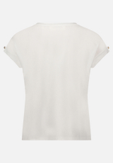 Printshirt mit Ärmelaufschlag / Rückseite