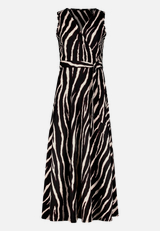 Midikleid mit Gürtel / Vorderseite