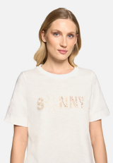 Printshirt mit Rundhalsausschnitt / Detailbild