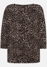 Leo-Shirt  mit 3/4 Arm  / Rückseite