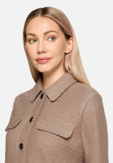 Blazer-Jacke mit aufgesetzten Taschen / Detailbild