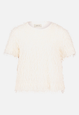Sweatshirt mit Fransen / Vorderseite