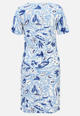 Casual-Kleid mit Muster / Rückseite