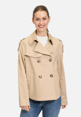 Sommerjacke mit Kragen / Modellfoto Vorderseite