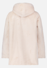 Plüschjacke mit Kapuze / Rückseite