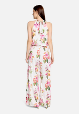 Jumpsuit mit Blumenprint / Modellfoto Rückseite