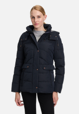 Steppjacke Kunstdaune / Modellfoto Vorderseite