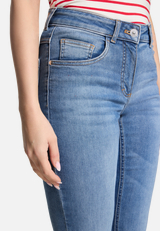 Skinny Jeans  mit Used-Waschung Style Rosalie / Detailbild