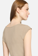 Kurzarm-Shirt mit Lurexfaden / Detailbild