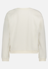 Sweatshirt mit Rippbündchen / Rückseite