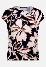 Print-T-Shirt mit Rundhalsausschnitt  / Vorderseite