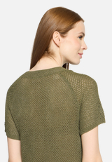 Strickpullover mit Rundhalsausschnitt / Detailbild