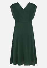 Chiffonkleid  mit Rüschen / Rückseite