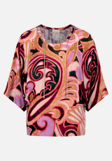 Casual-Bluse mit Muster / Vorderseite