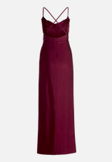 Abendkleid figurbetont / Rückseite