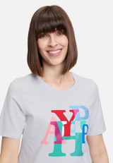 Basic Shirt mit Aufdruck / Detailbild