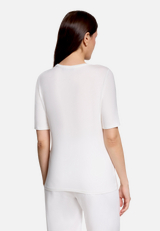 Basic Shirt kurzarm / Modellfoto Rückseite