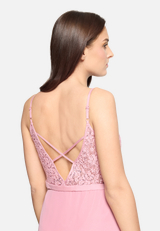 Abendkleid mit Stickerei / Detailbild