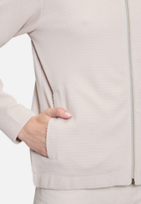 Shirtjacke mit Struktur / Detailbild