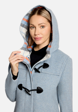 Dufflecoat mit Kapuze / Detailbild