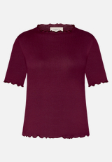 Halbarm-Shirt mit Kragen / Vorderseite