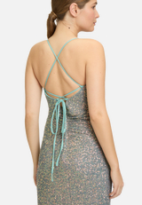 Abendkleid figurbetont / Detailbild