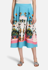 Schlupfrock mit Print / Modellfoto Vorderseite